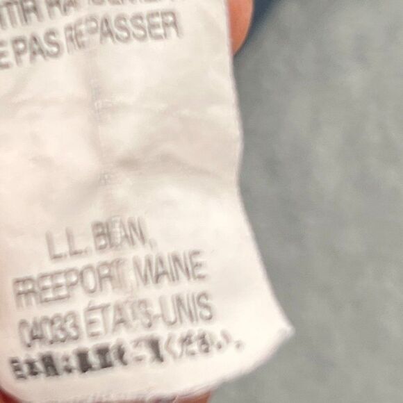 LL Bean Fleece Sweater Mens Small Quarter Zip Pullover Sweatshirt Blue Cozy Late - Picture 13 of 13